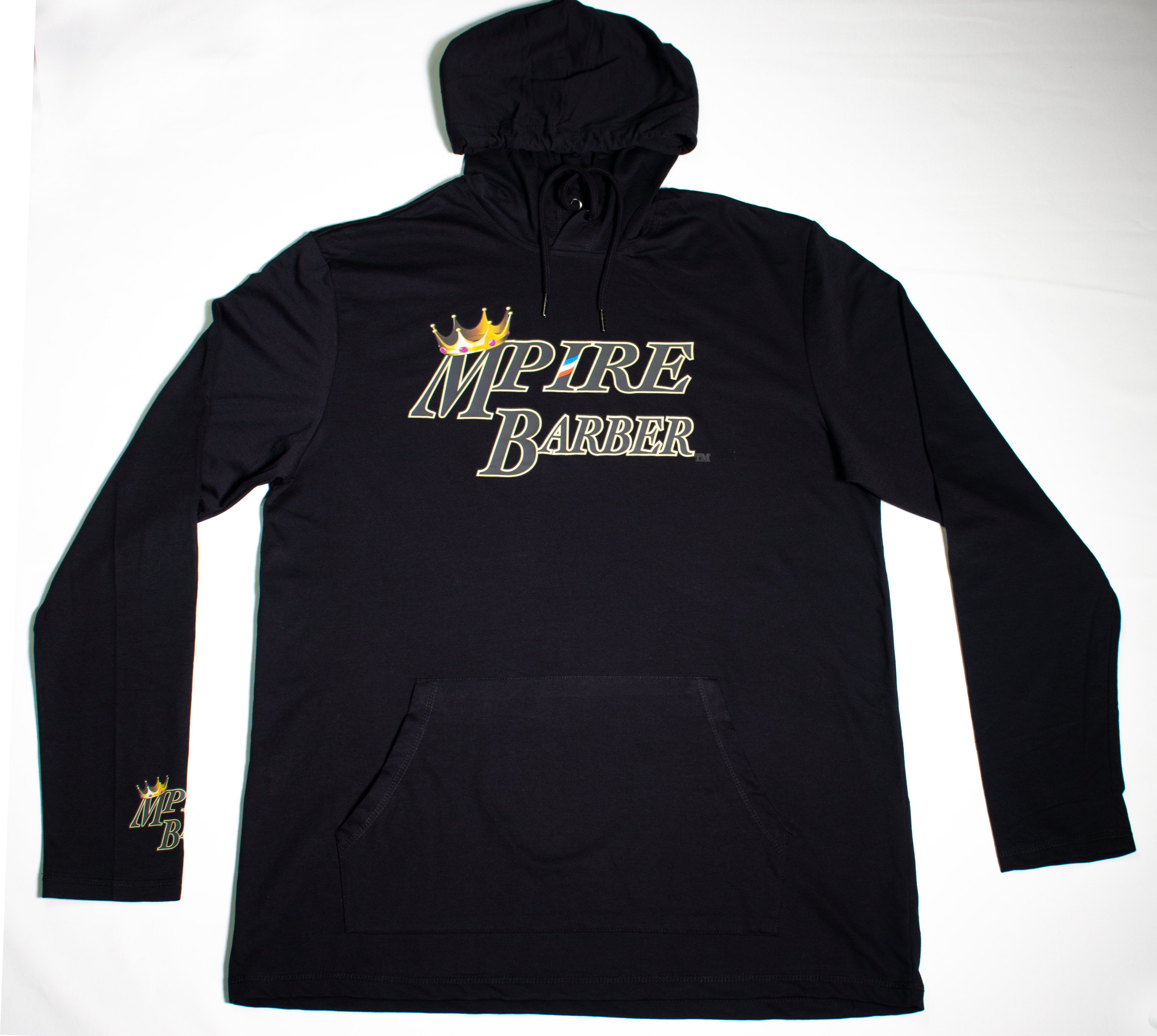 Mpire Barber Black Long Sleeve Hoodie